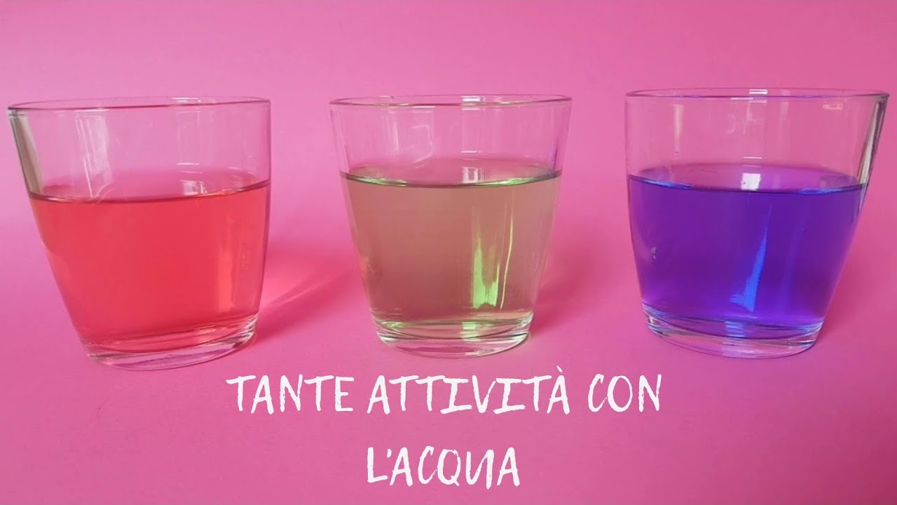 MAGIE con l'ACQUA: esperimenti ed attività con l'acqua per bambini 🐠💕