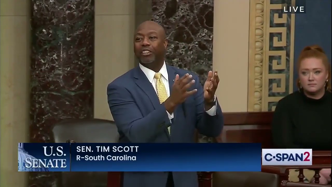 Sen. Tim Scott Delivers Remarks on the Senate Floor Advocating for Common-Sense Police Reform.
