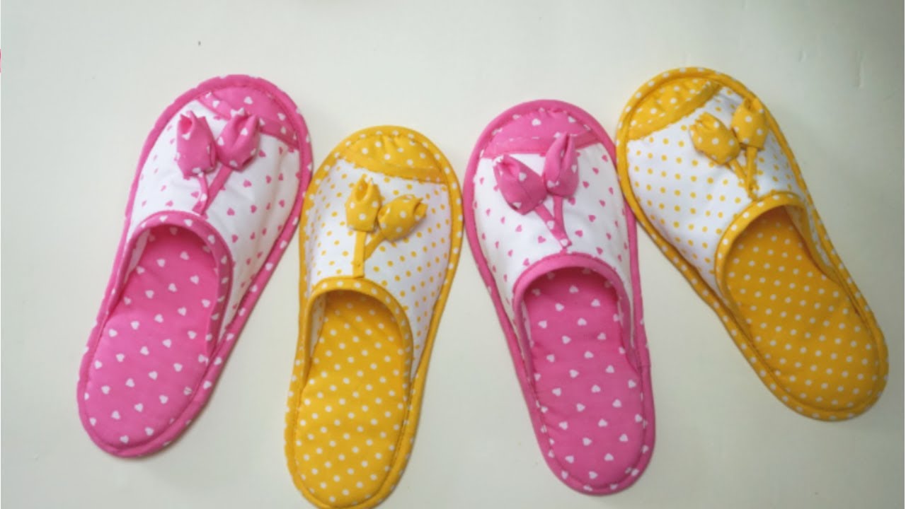 DIY 거실 실내화 만들기ㅣ실내화패턴그리기ㅣDIY make room shoes ㅣSLIPPERS[김씨네재봉틀]
