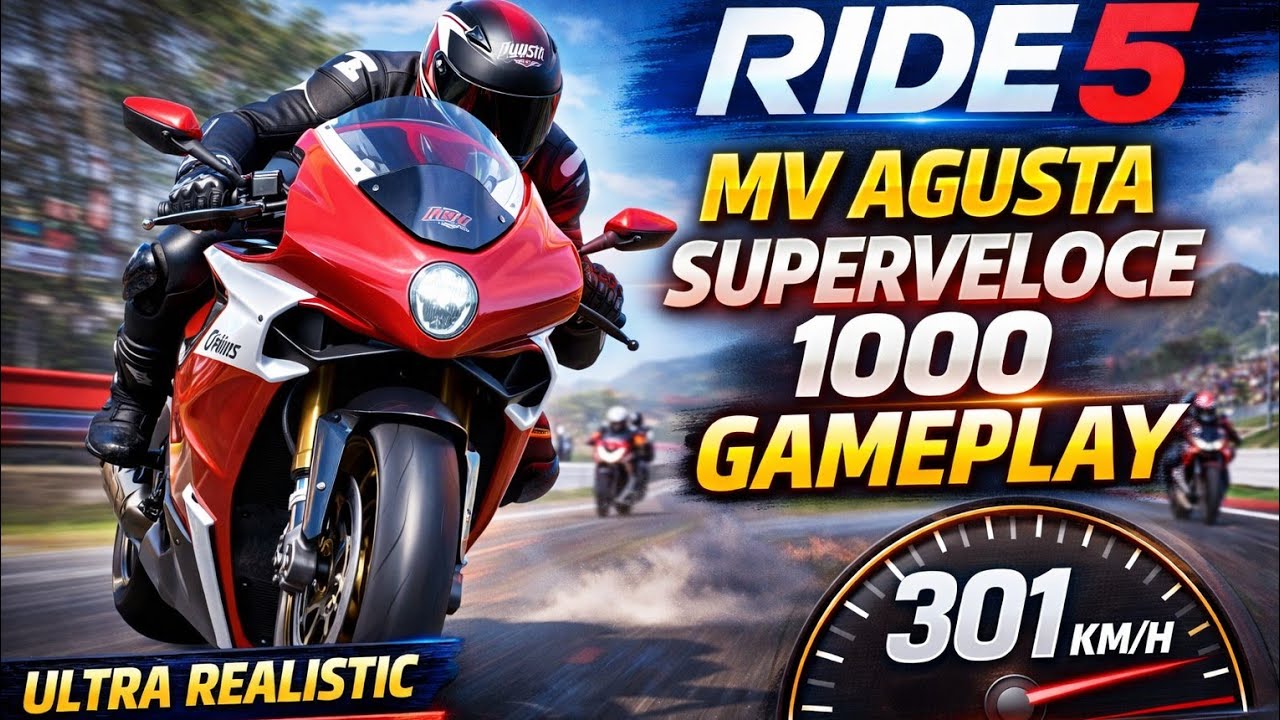 RIDE 5 Gameplay | MV Agusta Superveloce 1000 Top Speed & Racing