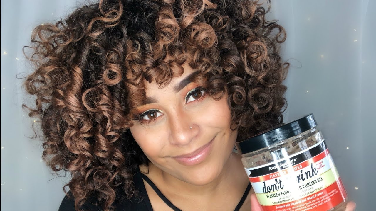 Get Soft Defined Curls with Aunt Jackies Don't Shrink Gel | CurlFriendsTV