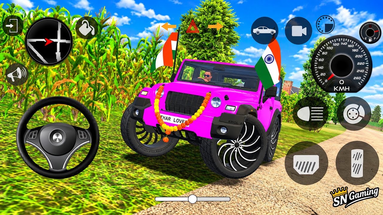 Modified Mahindra Thar Car Games: Indian Cars (Gadi Wala Game) - Car Game Android Gameplay 2026