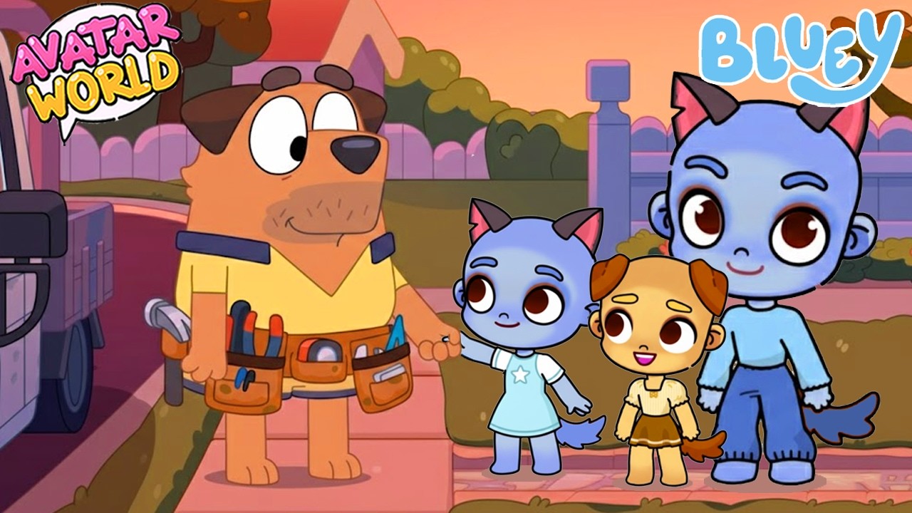 BLUEY IN AVATAR WORLD 🐶 Tradies | Full Episodes