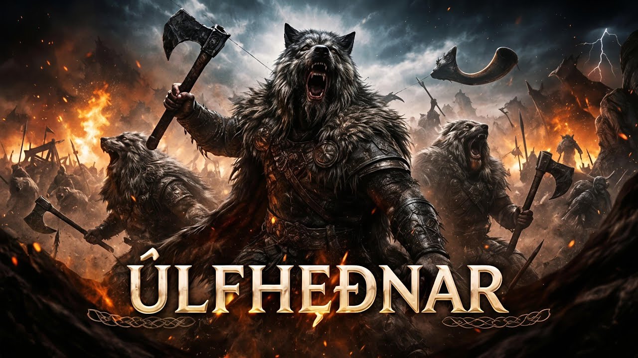 &Uacute;LFH&Eacute;&ETH;NAR &ndash; The Wolf Berserkers of Odin | Old Norse + English War Chant (Official Music Video)