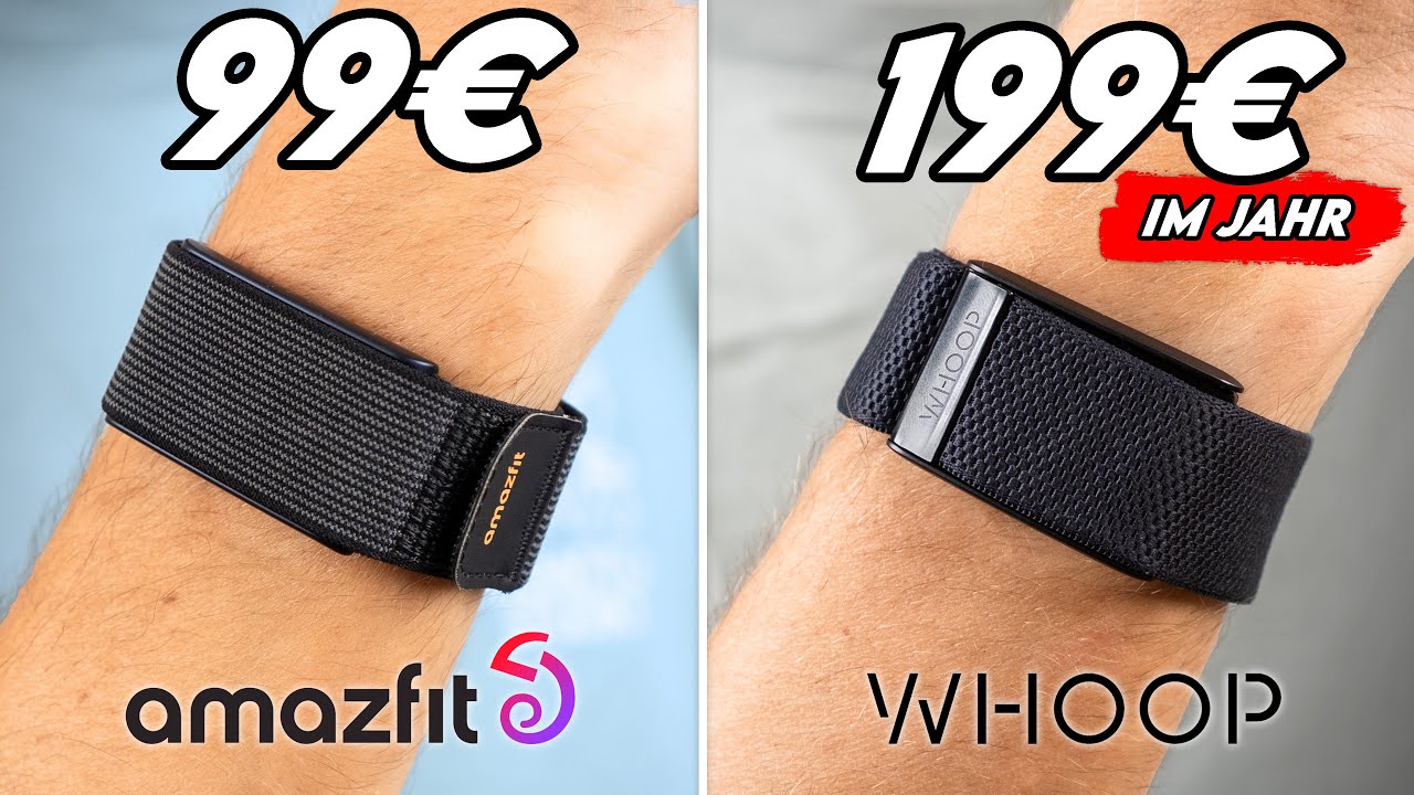 99€ Whoop-Klon vs Original - Amazfit Helio Strap im Test