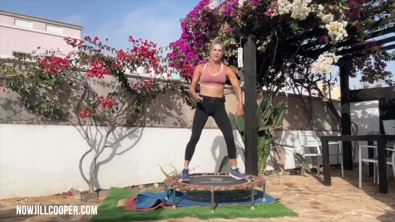 Jill Cooper's SuperJump Original Rebounding workout 25 min