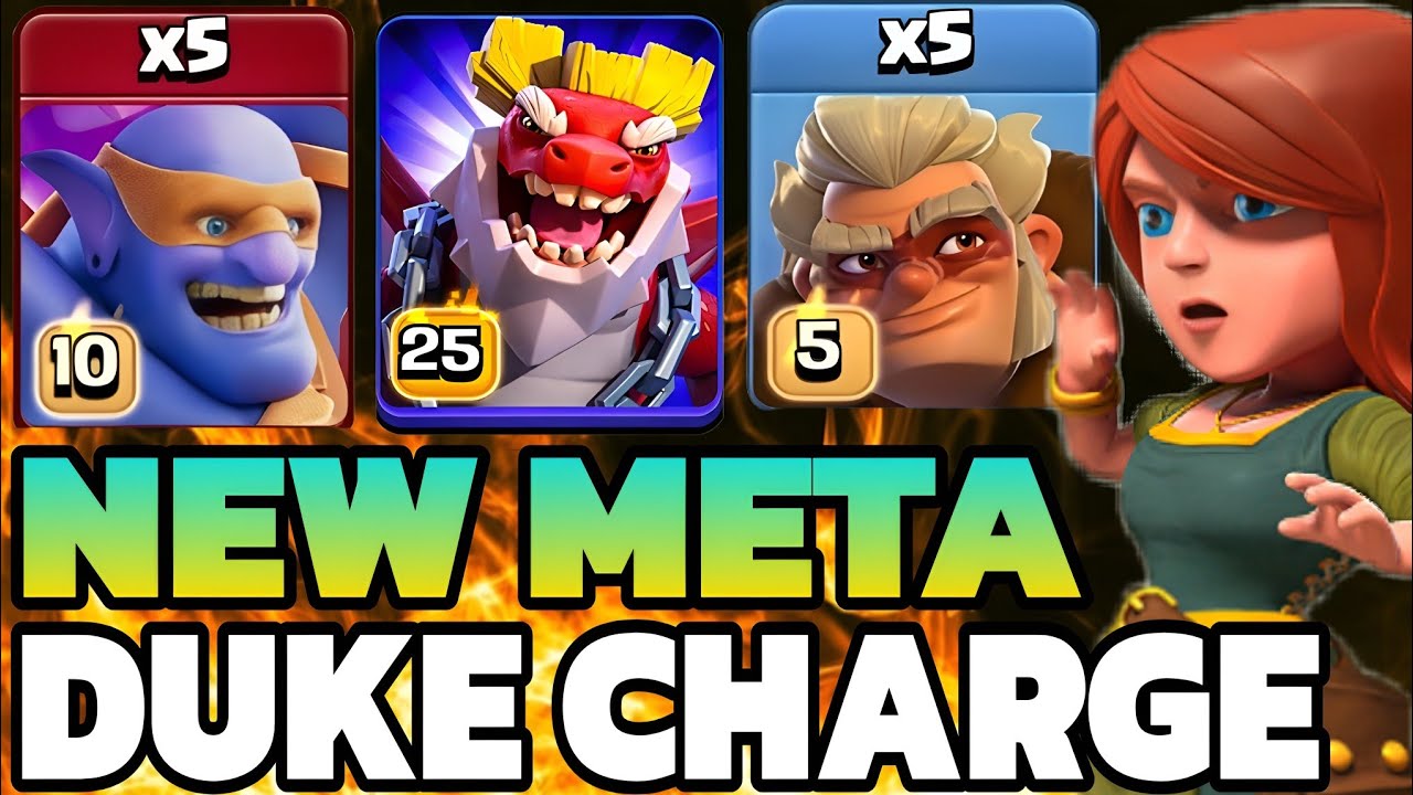 Dragon Duke Charge + Super Bowlers + Druid DOMINATE CWL | Best Th18 Attack strategy (Clash of Clans)