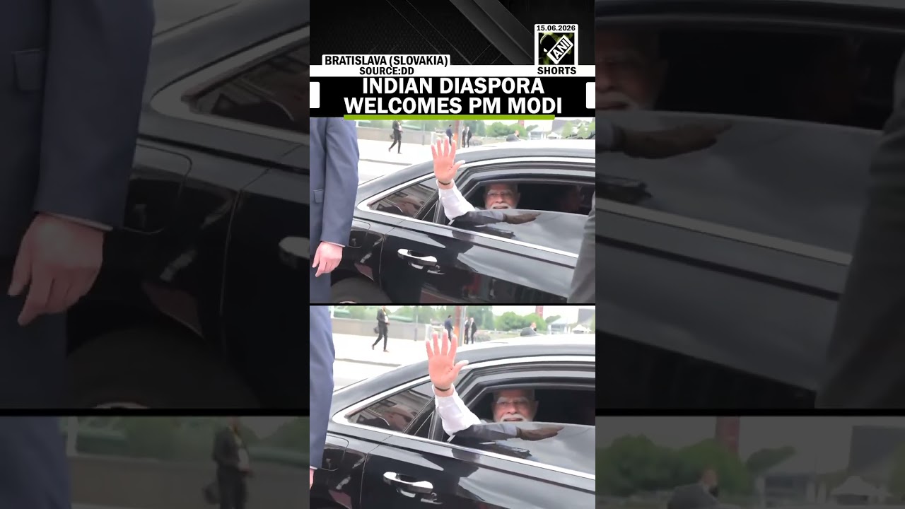 Indian diaspora in Slovakia gives PM Modi a warm welcome during his official visit