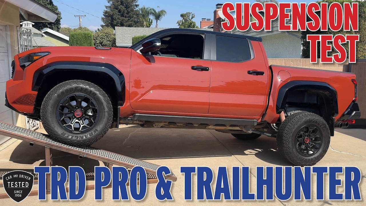 Suspension Test: Toyota Tacoma TRD Pro vs Trailhunter | Car and Driver