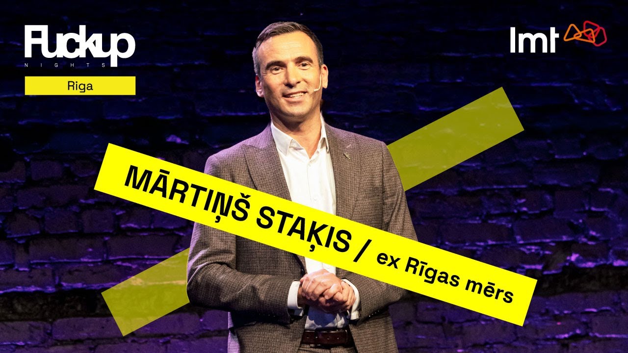 FuckUp Nights Riga: Mārtiņš Staķis