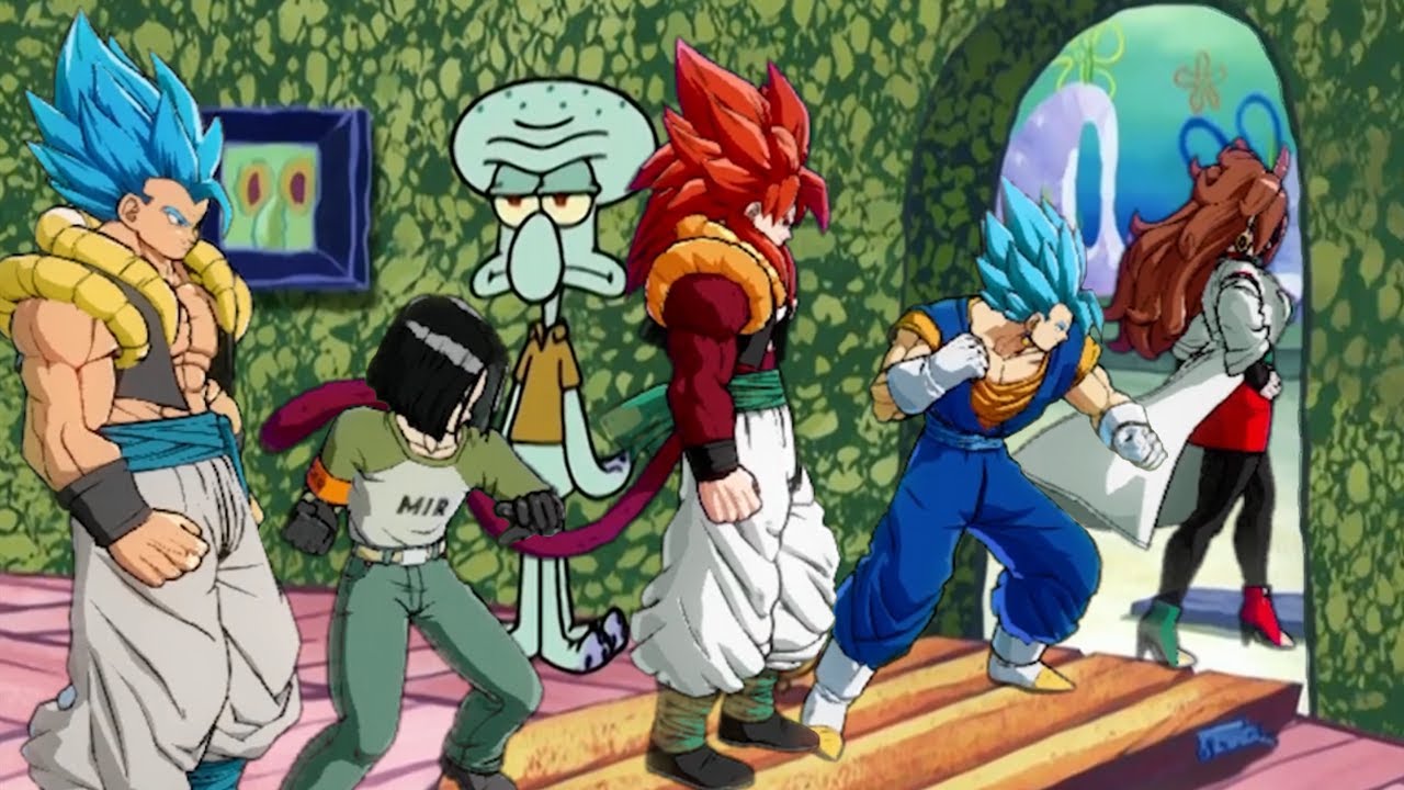 Squidward kicks DBFZ Meta out of his house