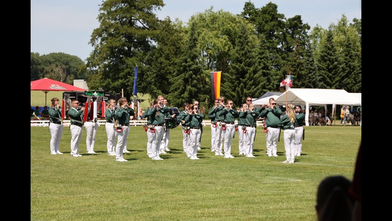 35. Landesmeisterschaft des LMSV in Lommatzsch - Kür Spielmannszug Mutzschen
