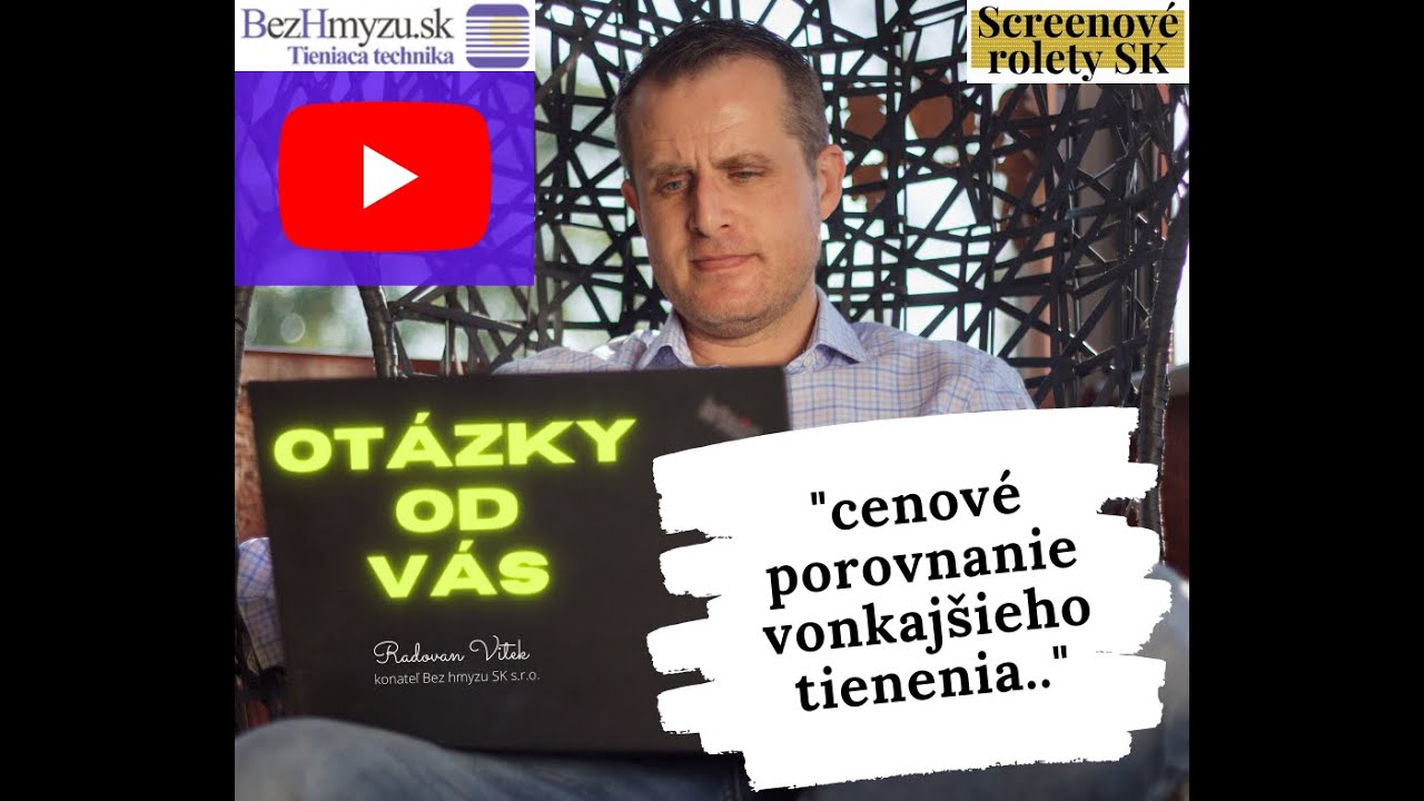 ceny vonkajšieho tienenia