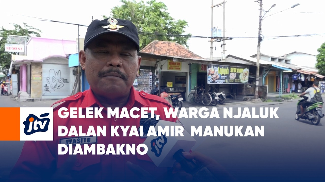 Gelek Macet, Warga Njaluk Dalan Kyai Amir  Manukan Diambakno