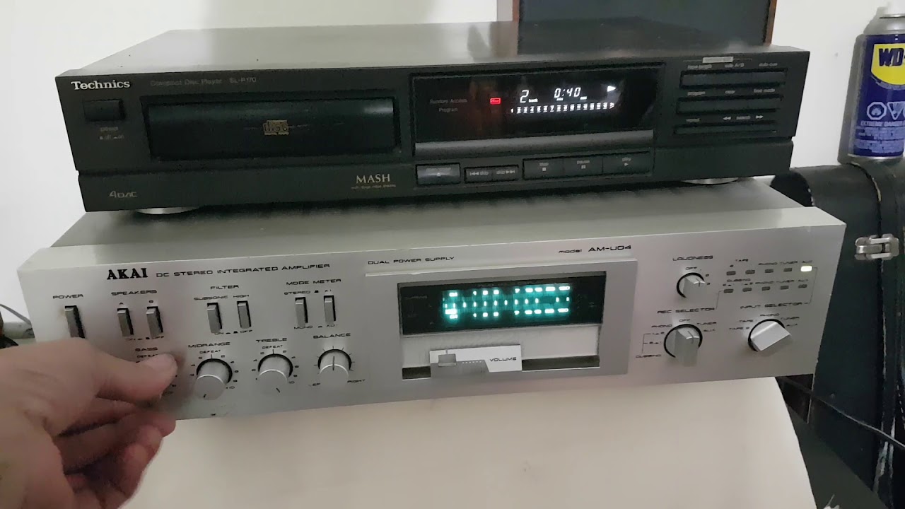 Akai AM-U04 Post clean sound test.