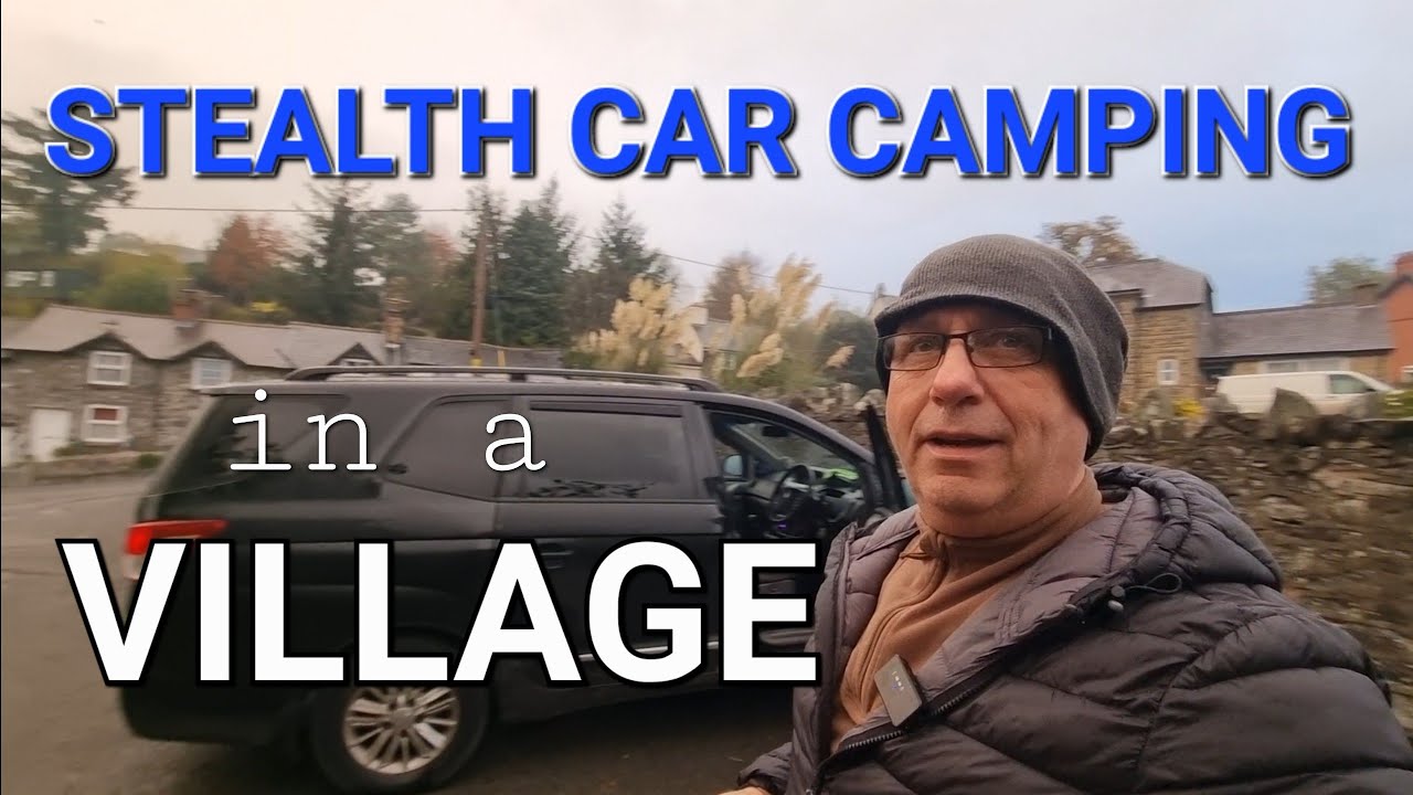 CAR CAMPING in a Small Village | Bonfire Night