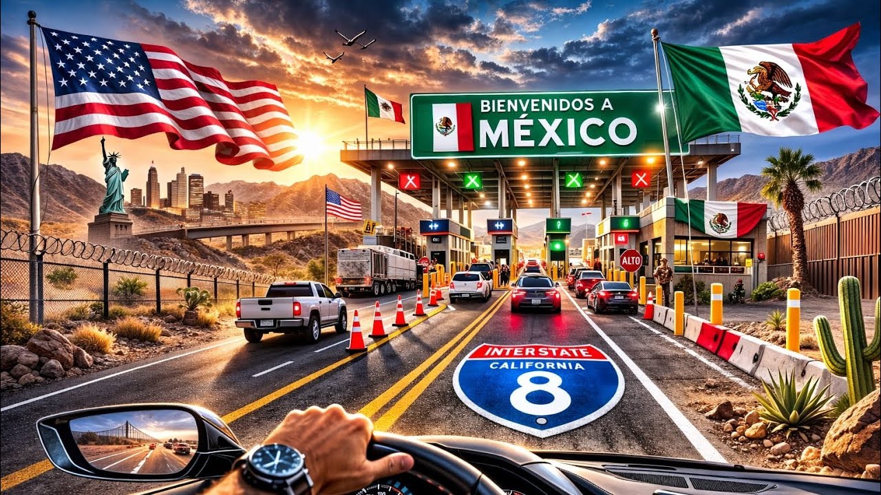 Back to México 🇲🇽 | Cruce comercial por la I-8 como Chofer B1 🚛