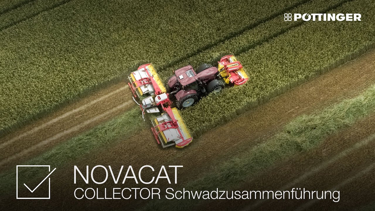 PÖTTINGER – NOVACAT COLLECTOR Schwadzusammenführung
