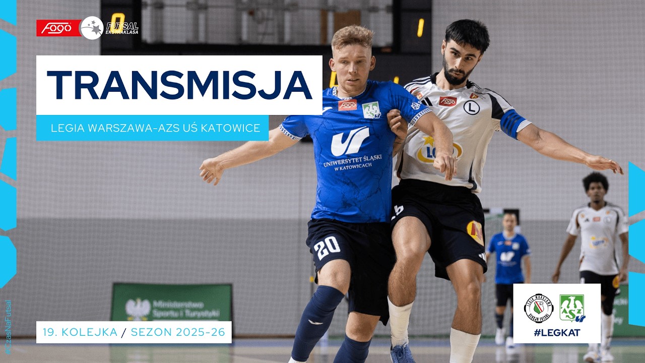 LEGIA WARSZAWA-AZS UŚ KATOWICE| NA ŻYWO | 19. KOLEJKA 2025/26