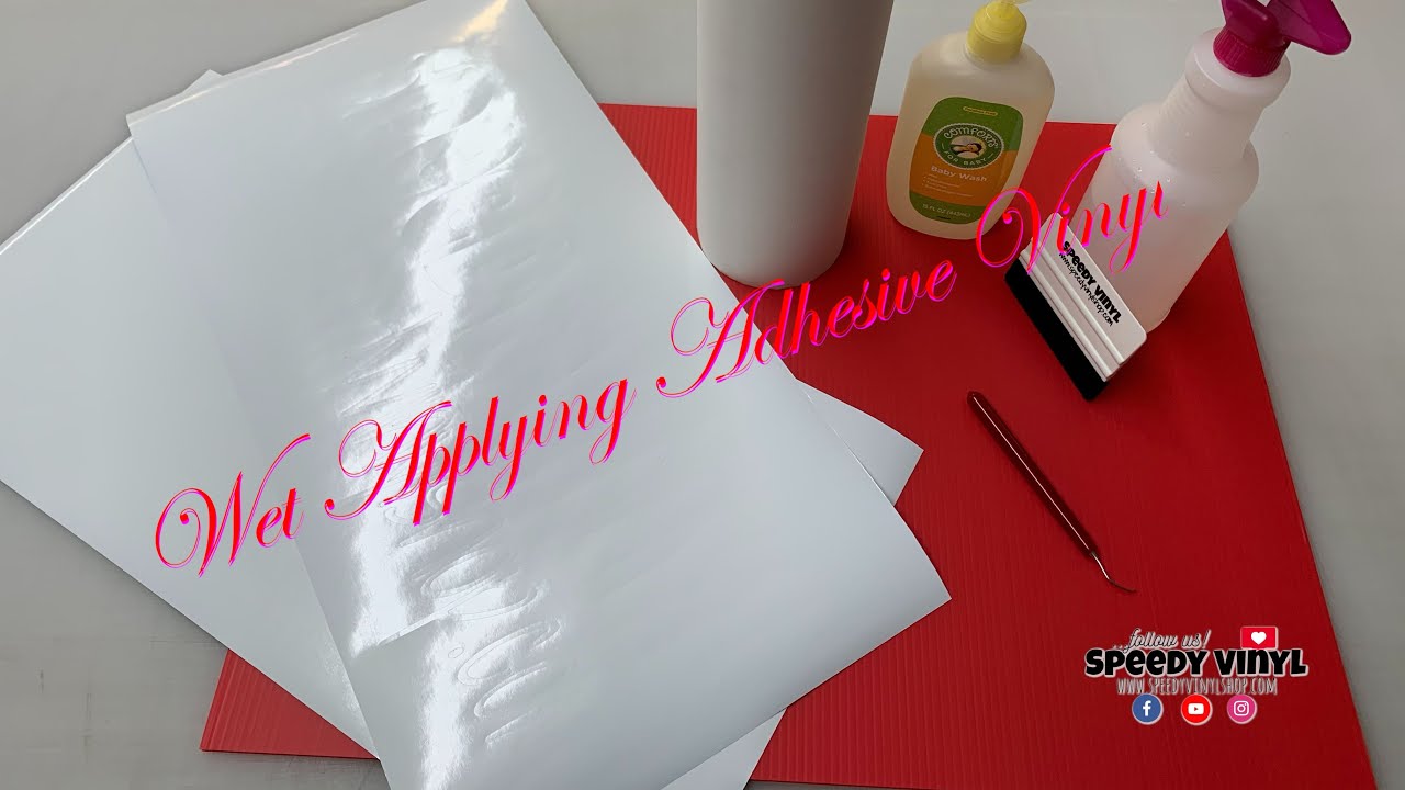 Wet Applying a Vinyl Decal using Oracal 651