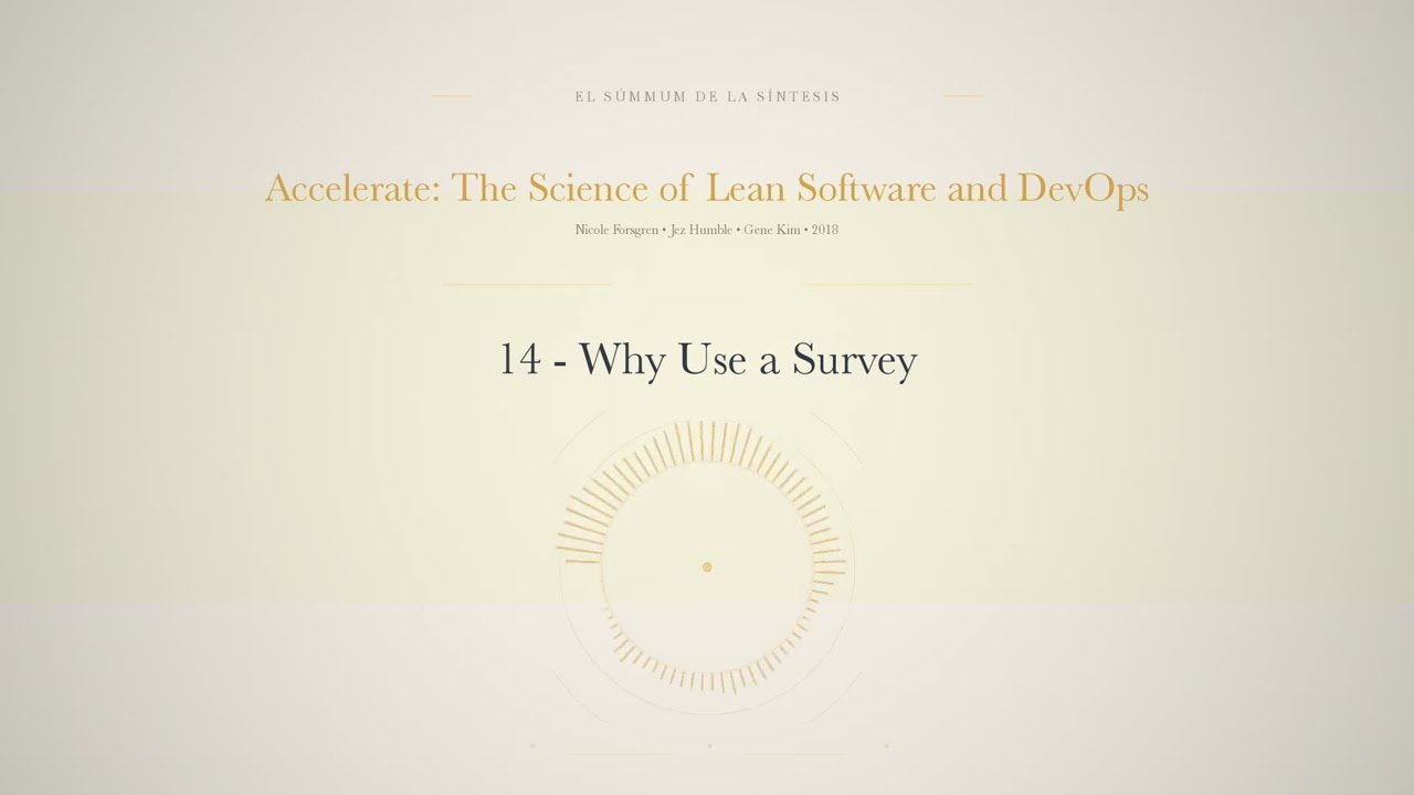 14 - Why Use a Survey