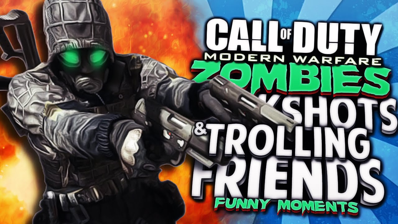 COD MW2 Highrise Zombies Funny Moments - Trickshots, Savage Gone, Trolling Friends! | Whos Chaos