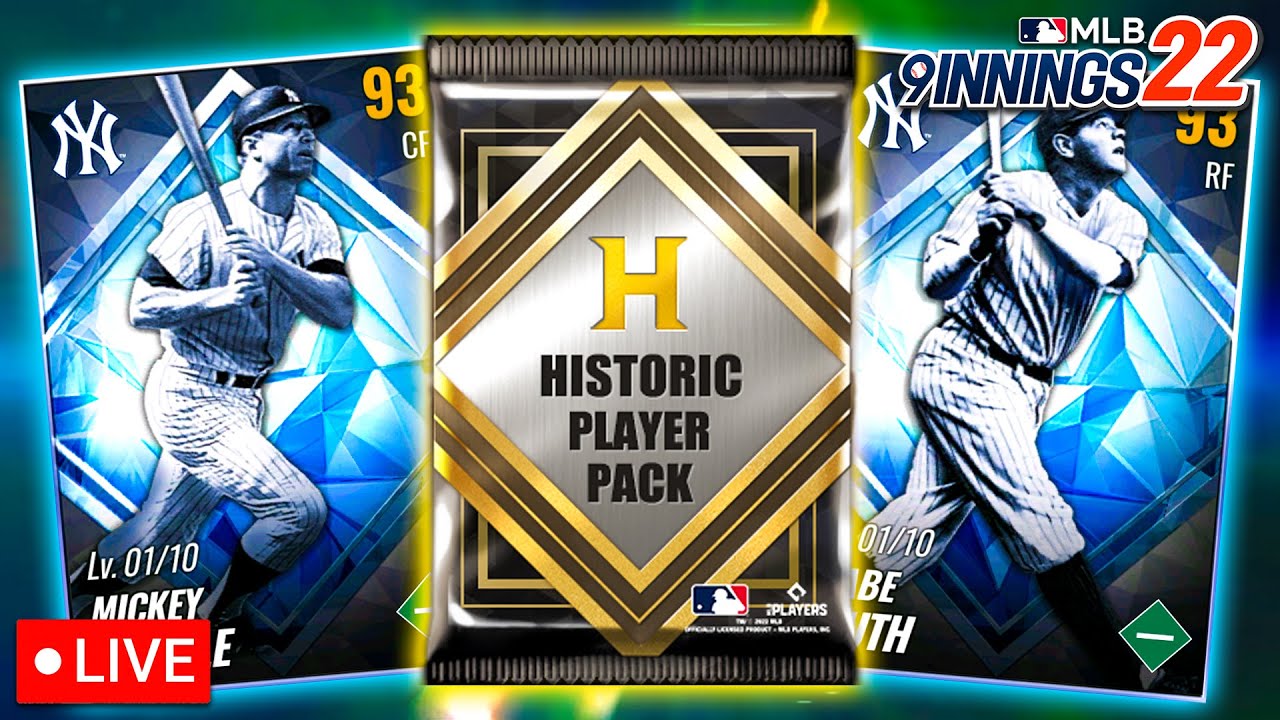🔴LIVE | MLB 9 Innings 22 - Historic Player Pack Opening Part 2!