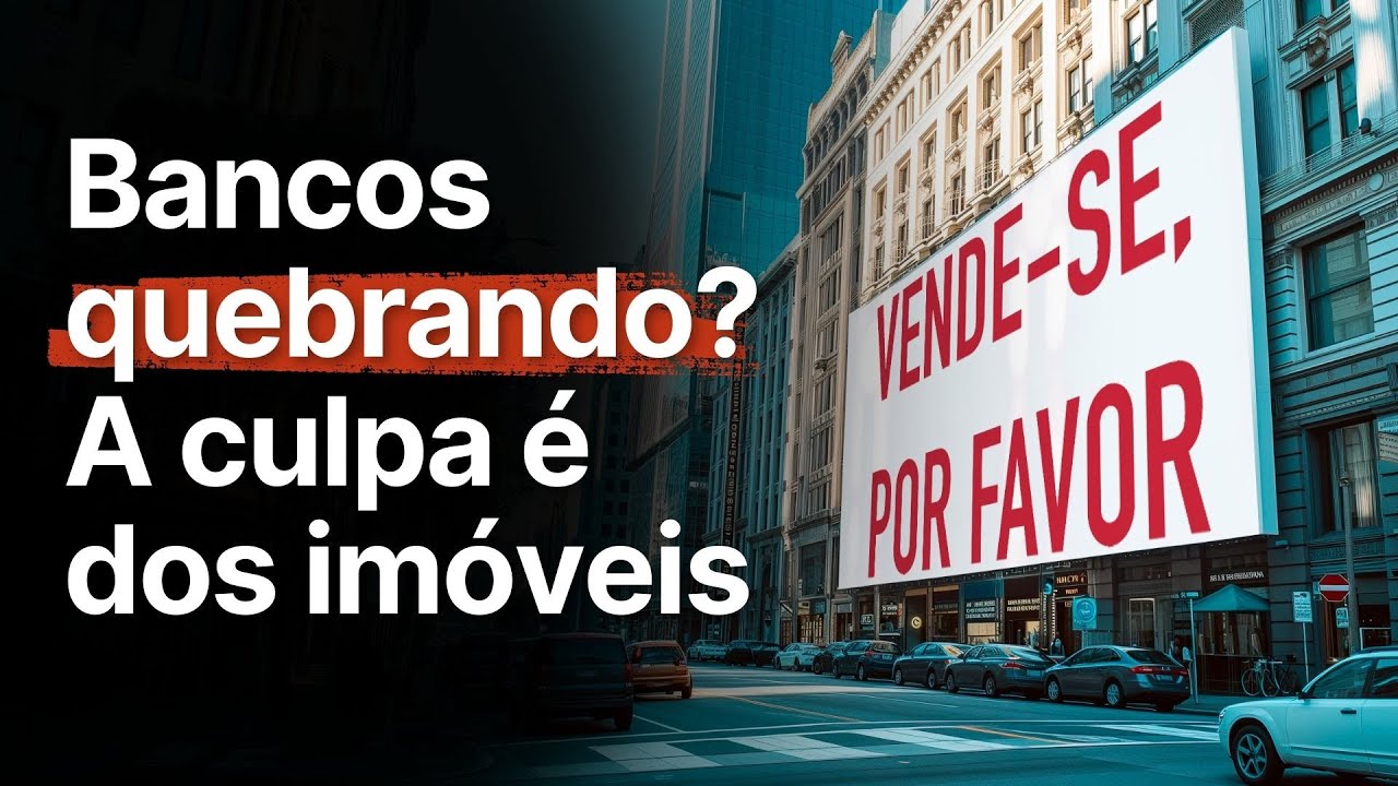 A QUEDA dos IMÓVEIS COMERCIAIS nos EUA, o que está acontecendo?