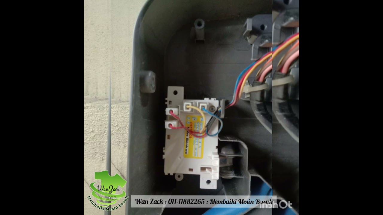 Mesin Basuh Toshiba : Lid Lock Rosak.
