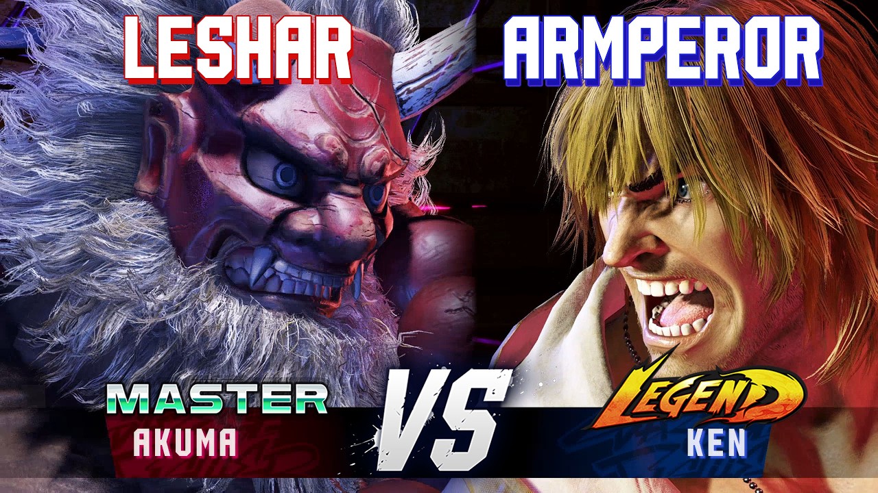 SF6 ▰ LESHAR (Akuma) vs ARMPEROR (Ken) ▰ High Level Gameplay
