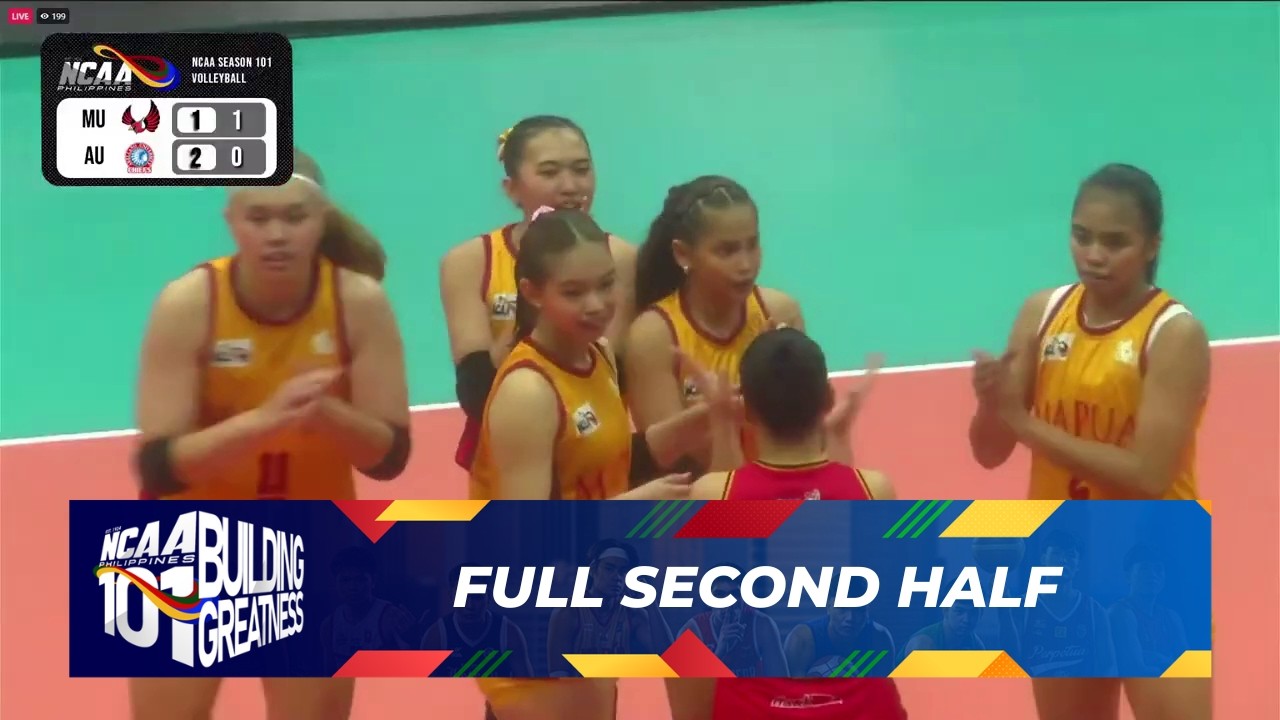 FULL SECOND HALF - Mapúa Lady Cardinal vs Arellano Lady Chiefs | NCAA Season 101