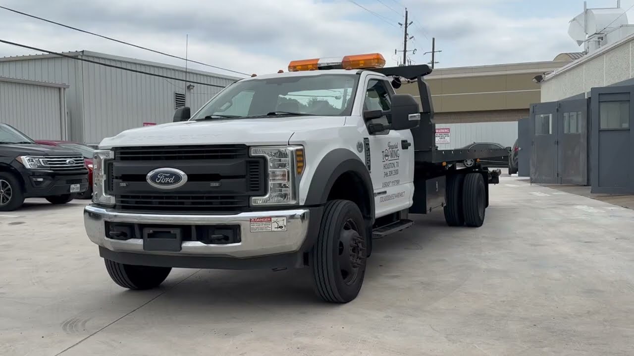 2018 Ford F550 Super Duty Turbo Diesel XL Tow Truck Conversion Walkaround