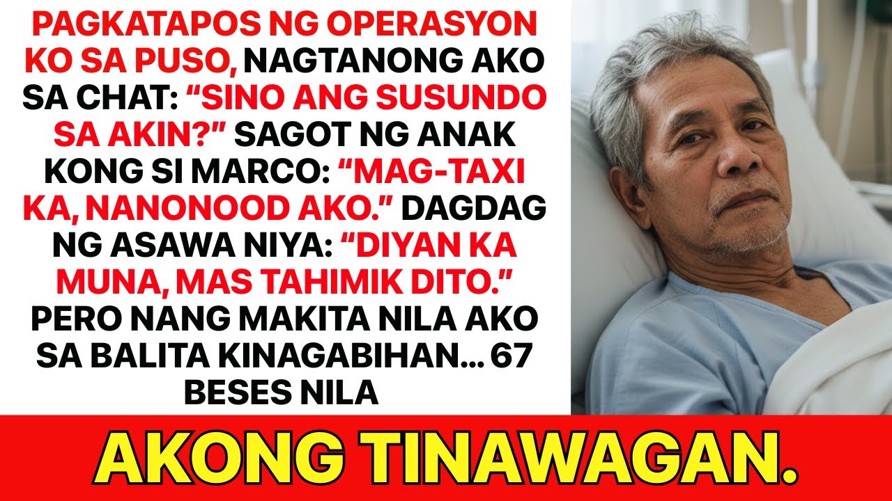 Ayaw akong iuwi ng anak ko at manugang ko matapos ang operasyon ko, pero nang gabi…