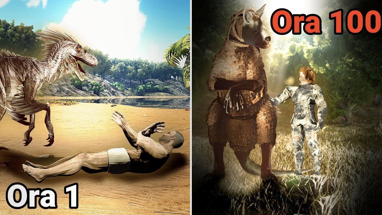Sono Sopravvissuto 100 ore su ARK, ecco cos'è successo... !! | Ark: Survival Evolved