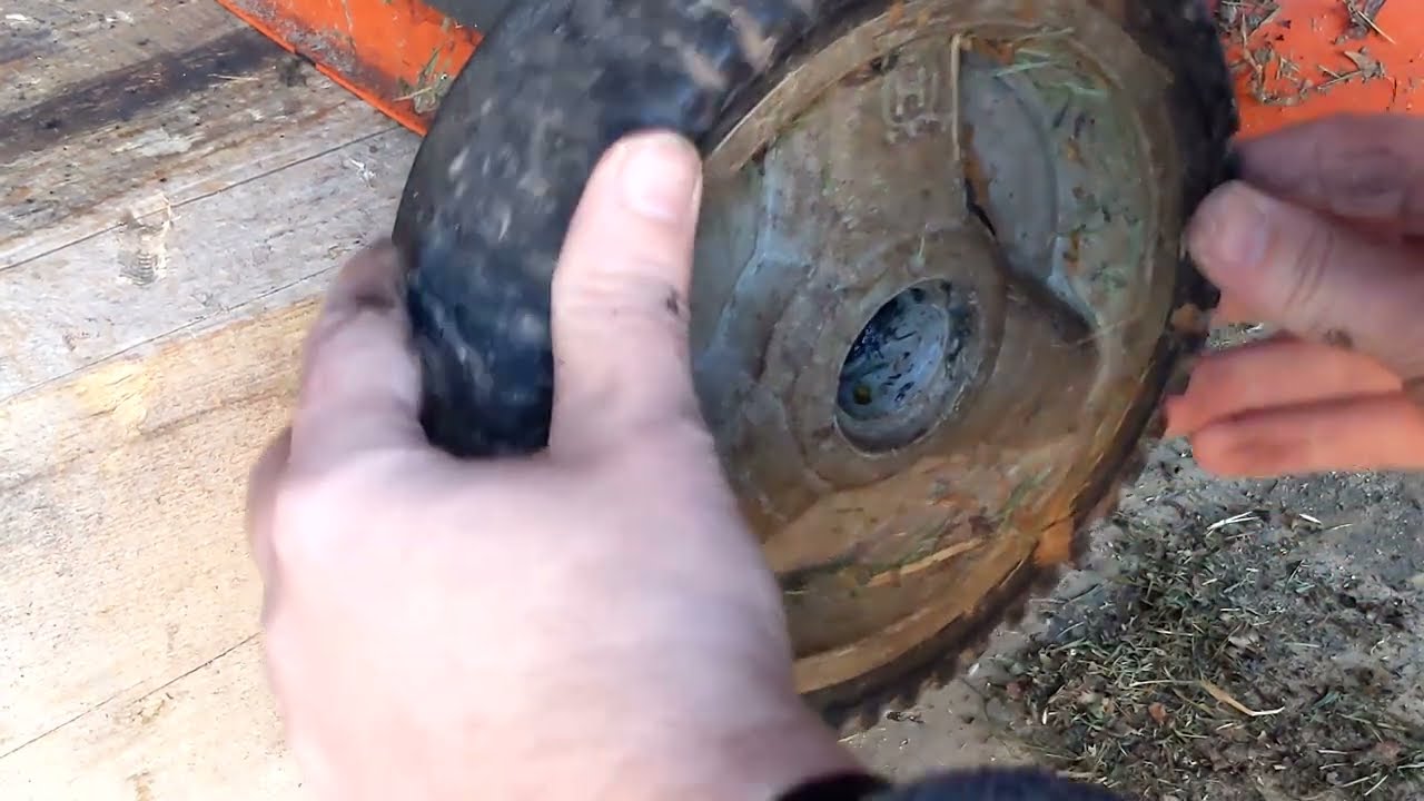 Husqvarna LB 155S belt and front wheel pinion change