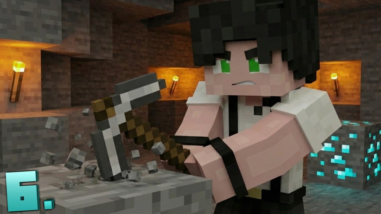 Fuí a por PIEDRA… y terminé con más DIAMANTES | Minecraft Hardcore #6
