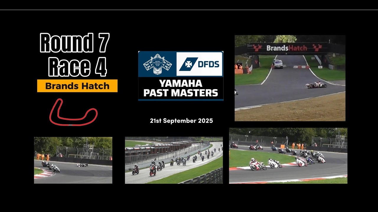 Rd7 Sun - Гонка 17 - Yamaha Past Masters Bemsee Motorcycle Racing, Брэндс-Хэтч, 21 сентября 2025 г.