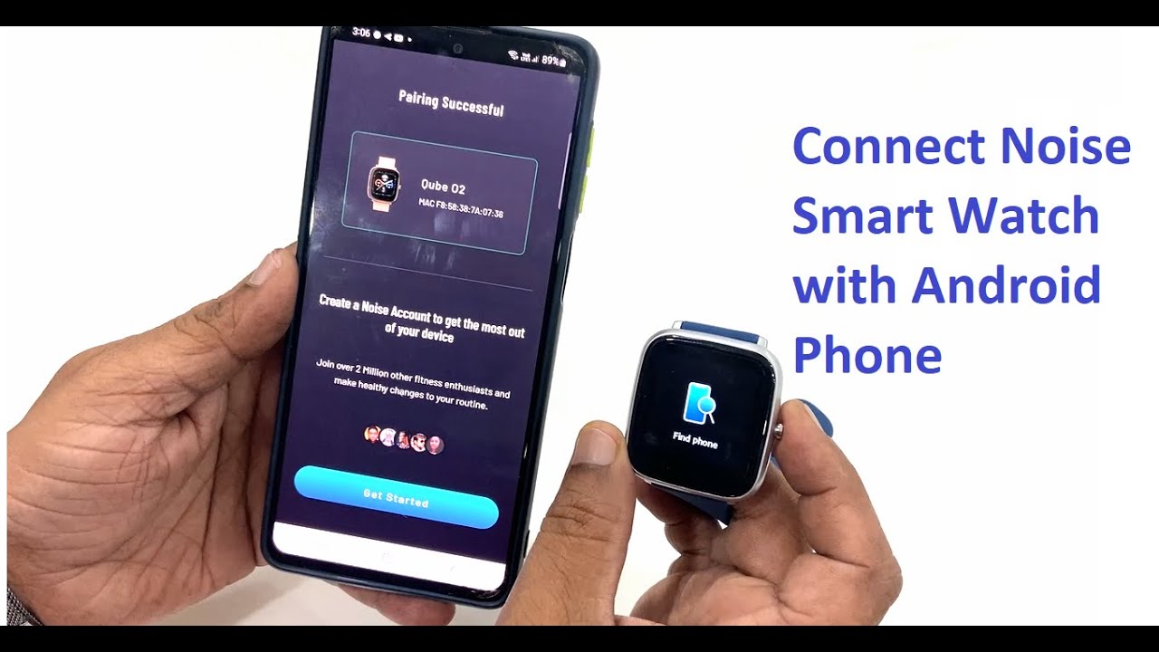 Как правильно подключить/связать умные часы Noise с телефоном Android