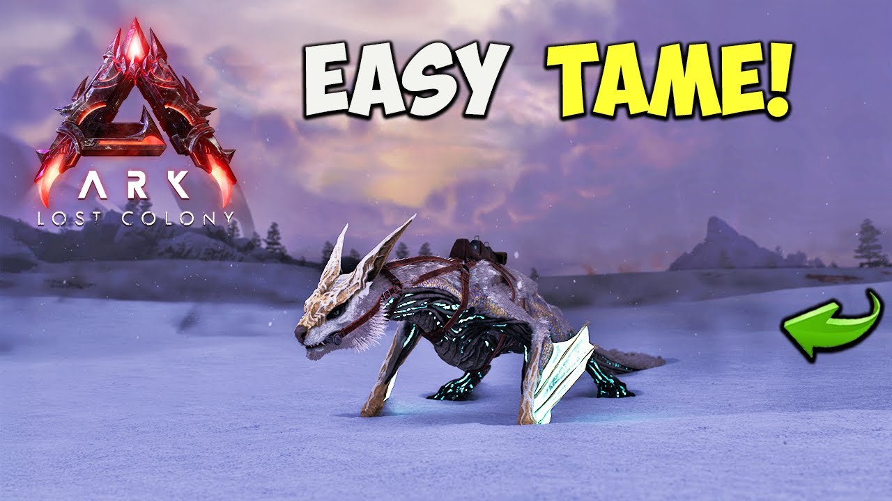 The Best Way To SOLO Tame a Managarmr EASY! on Lost Colony | ARK Survival Ascended
