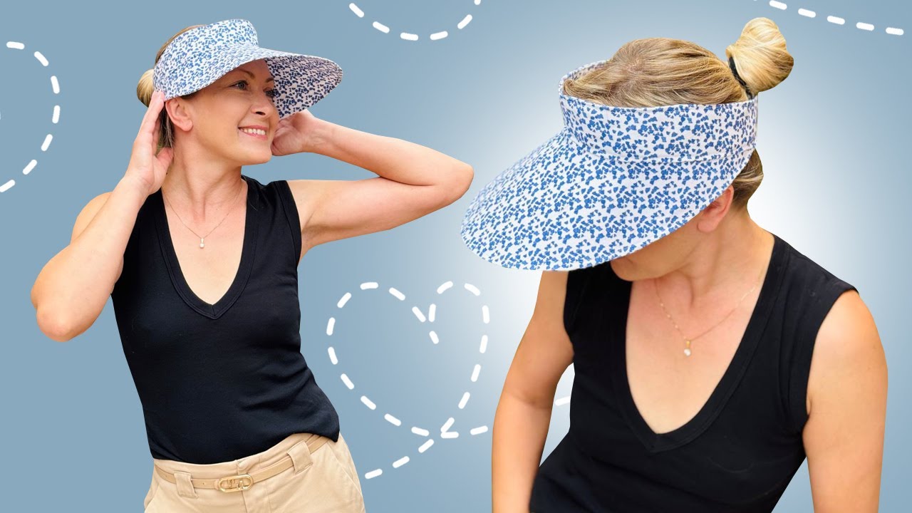 COMO COSER EL GORRA VISERA PARA PLAYA O VIAJE / Costura para principiantes