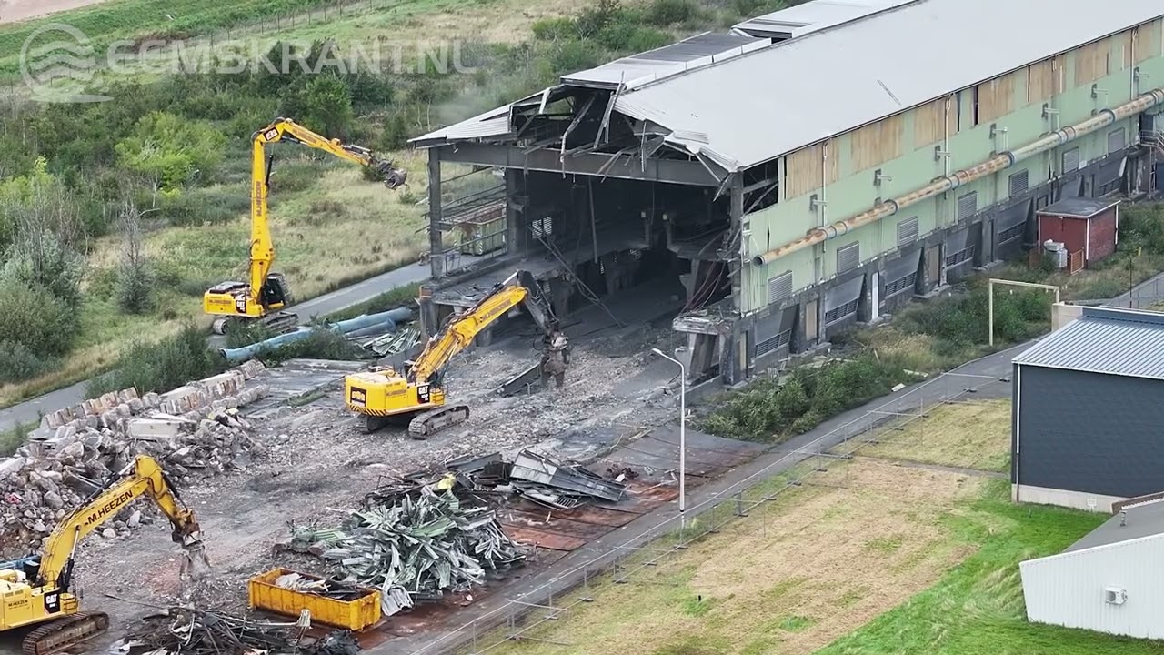 Sloop productiehal DAMCO Aluminium Delfzijl gestart