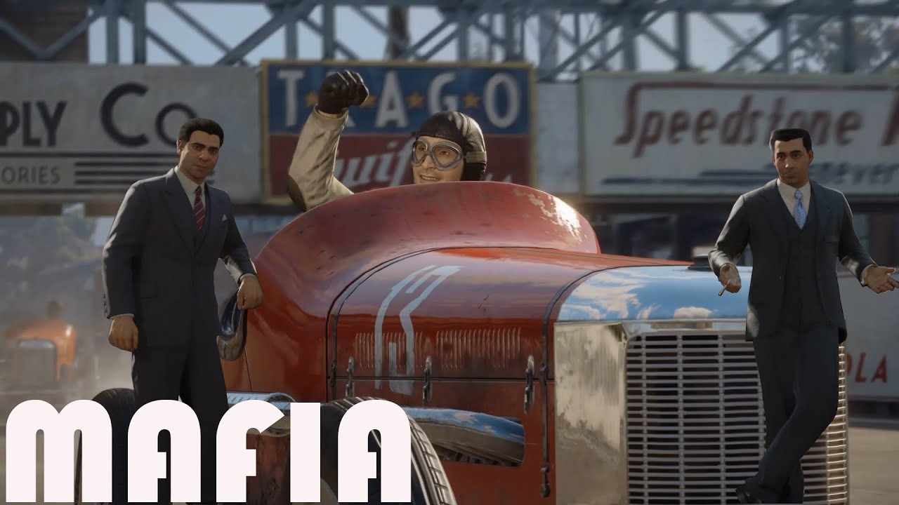 MAFIA Definitive Edition | Угоняем машину европейца | Нас просят помочь семье | Участвуем в гонке |