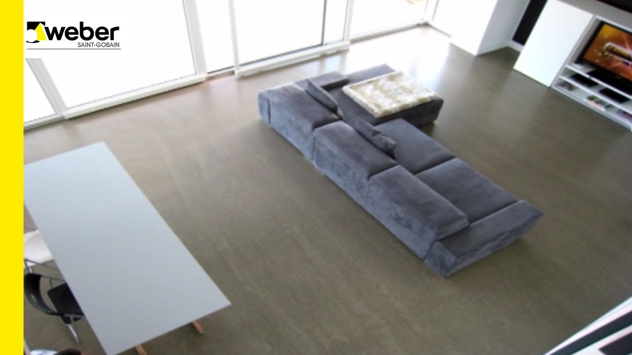 Pavimento continuo decorativo