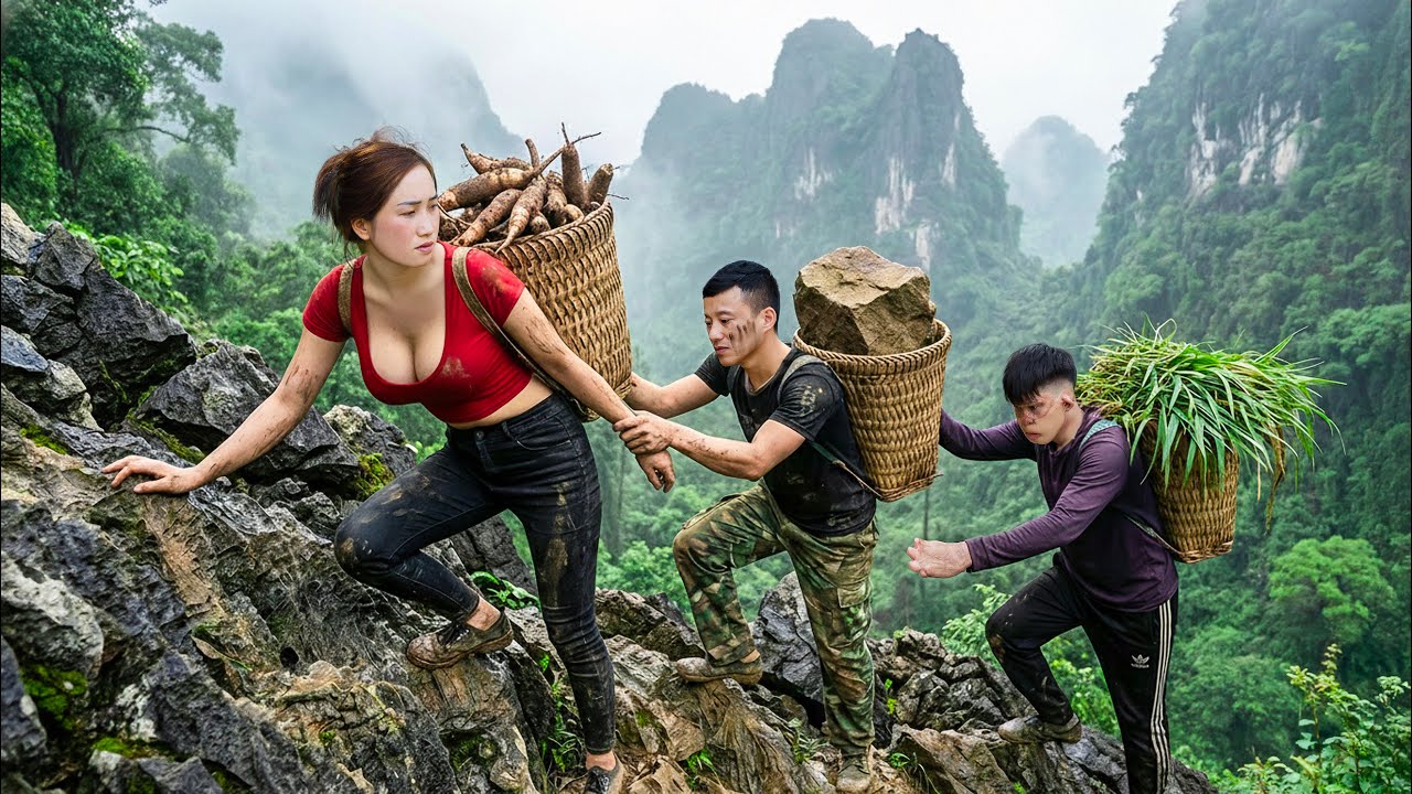 CEO Leaves the City: Harvesting Cassava, Search For Precious Stones & Aromatic Leaves For Cooking