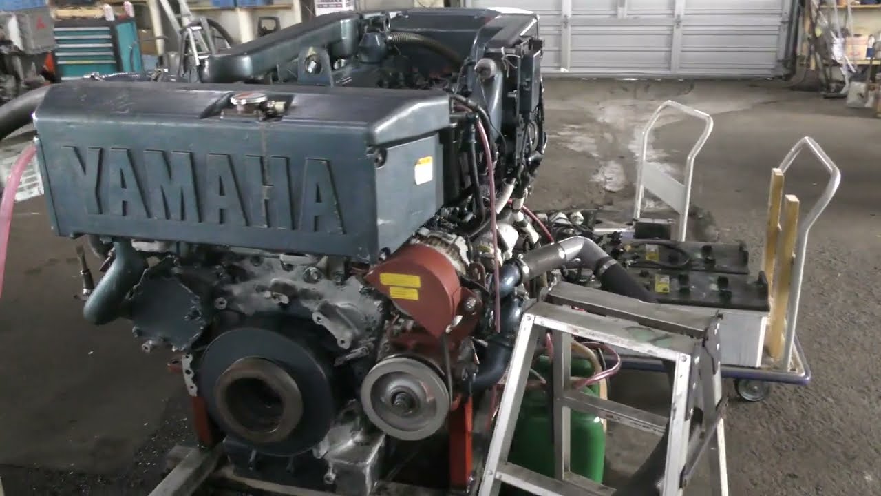 No.4096 ヤマハ MD980KUH 550PS Yamaha 【Used Marine Diesel Engine Amakusa Marina マリンエンジン】