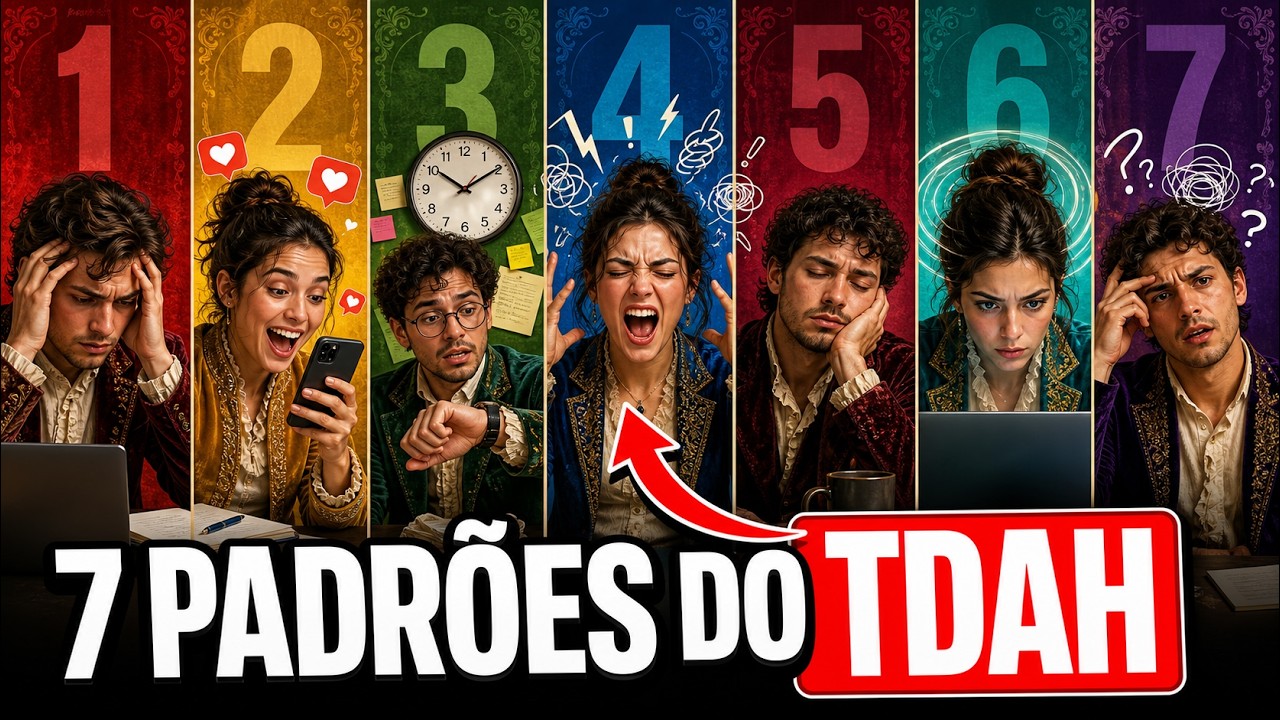 7 Padrões de TDAH em Adultos Escondidos Dentro da Sua Rotina | Dopamina e Neurociência do TDAH