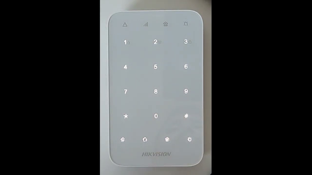 Uso del Teclado inalambrico AxPro (DS-PK1-E-WB)