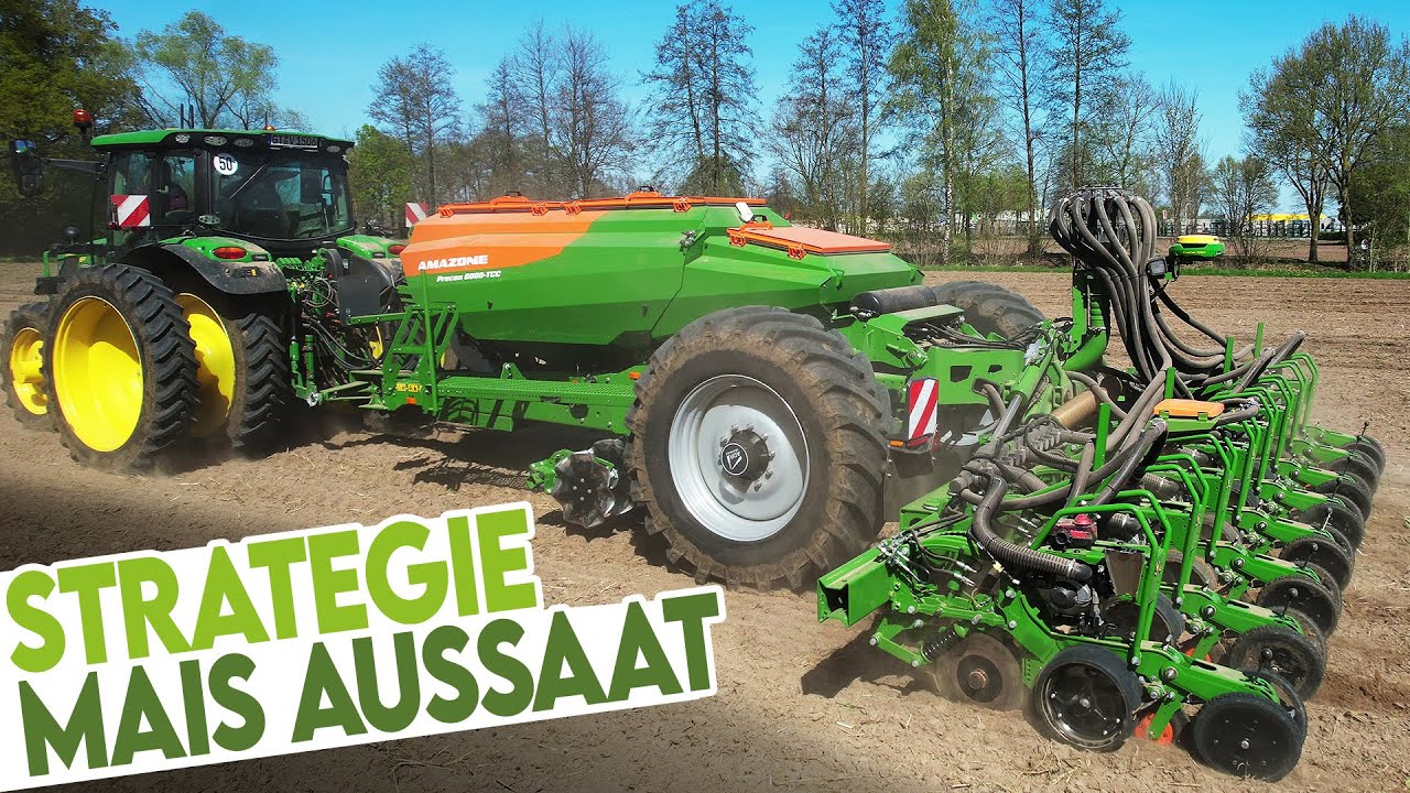 🌽 Neue Drille, Zwillingsreifen, Sortenversuch & Güllegrubber – so legen wir 2025 unseren Mais!