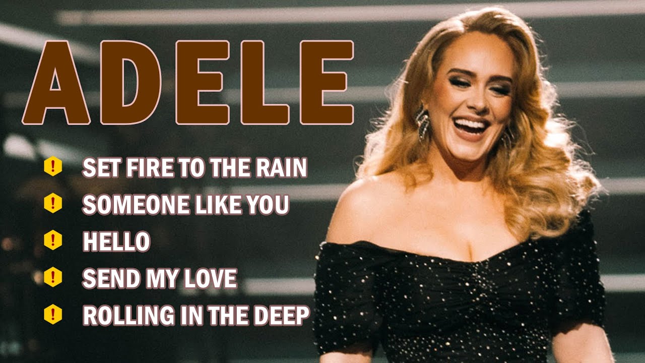 Adele - Best Songs with Lyrics - Top Trending Songs Of Adele #new