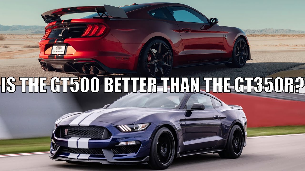Чем Shelby GT500 отличается от GT350R?